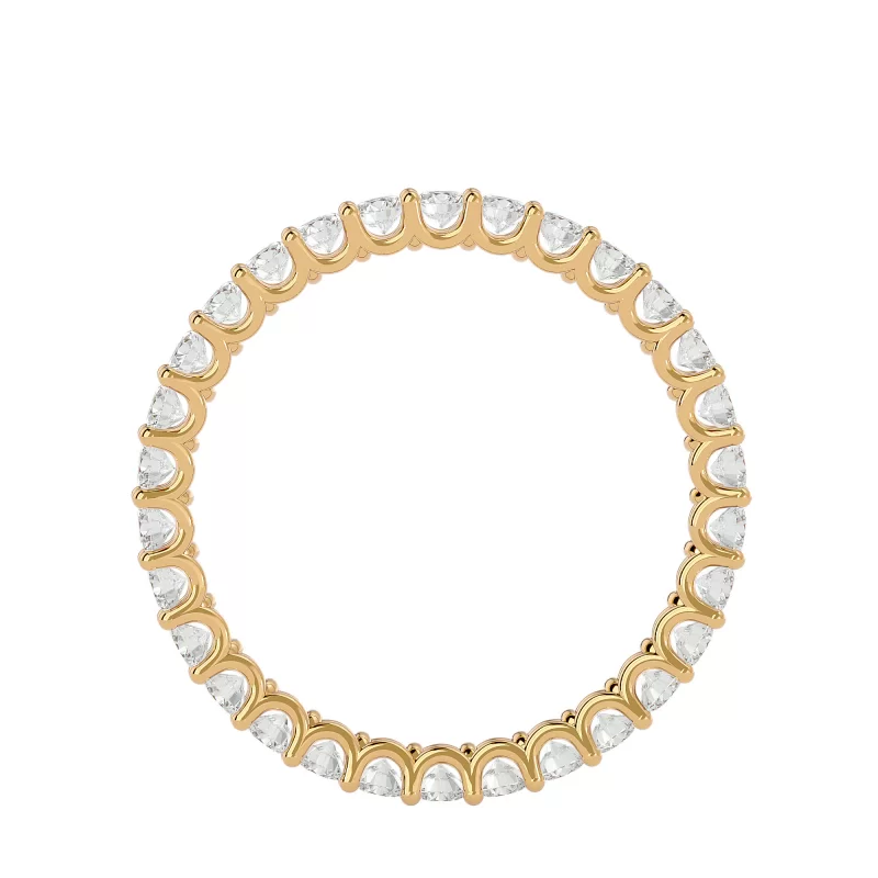 Inel Eternity Deluxe White Aur 18k Genuine Diamonds - Ecaterina