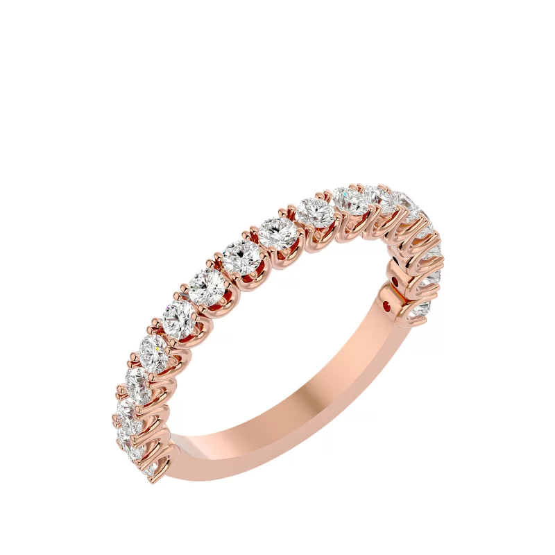 Inel Semi-Eternity Dazzling Briliant Aur 18k Genuine Diamonds - Simona