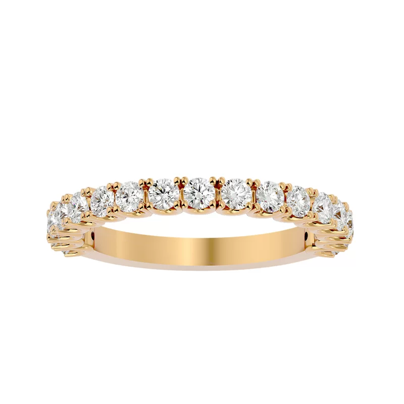 Inel Semi-Eternity Dazzling Briliant Aur 18k Genuine Diamonds - Simona