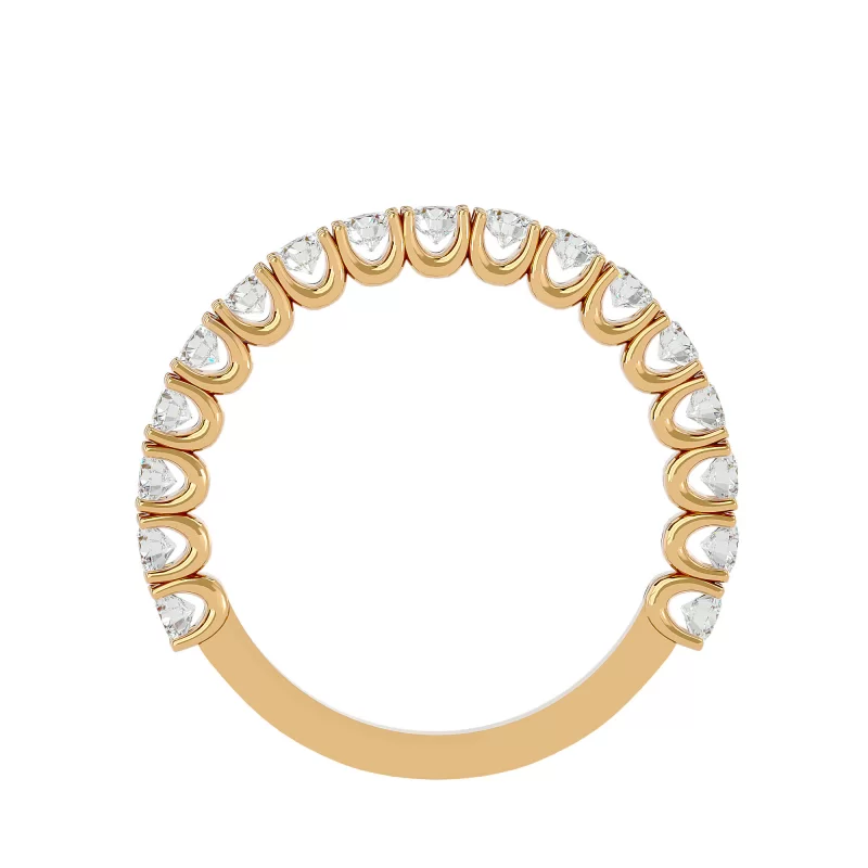 Inel Semi-Eternity Dazzling Briliant Aur 18k Genuine Diamonds - Simona