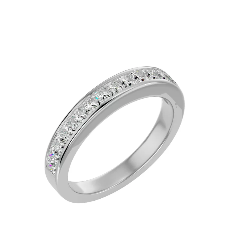 Inel Semi-Eternity Spectacular Briliant Aur 18k Diamante Naturale - Ana