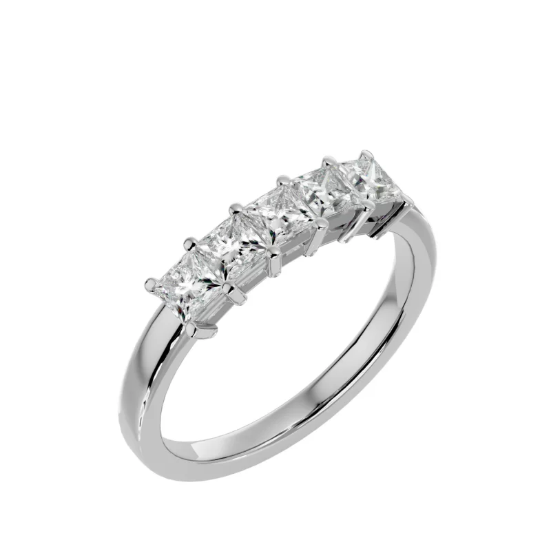 Inel Semi-Eternity Stunning Briliant Aur 18k Real Diamonds - Nicole