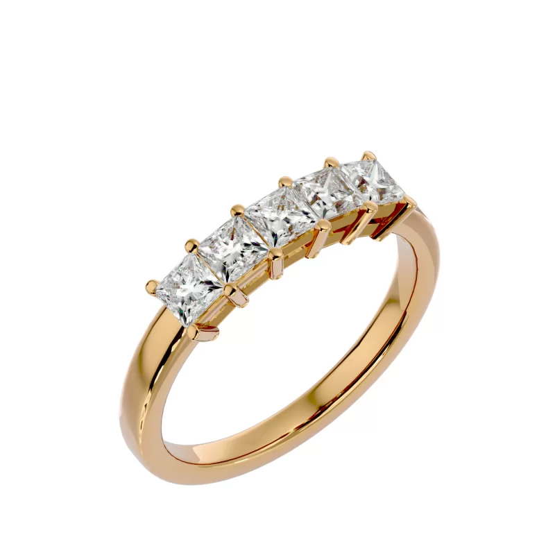 Inel Semi-Eternity Stunning Briliant Aur 18k Real Diamonds - Nicole