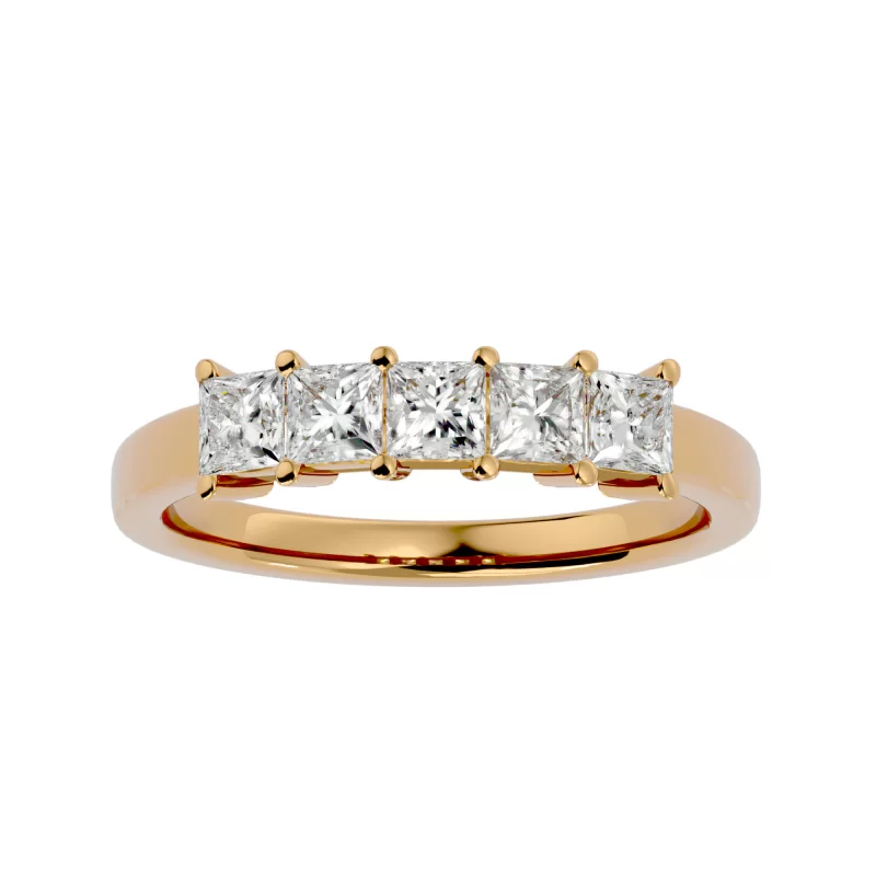 Inel Semi-Eternity Stunning Briliant Aur 18k Real Diamonds - Nicole