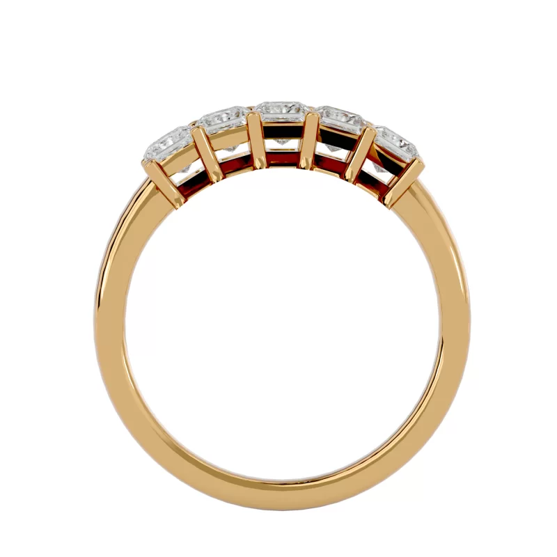 Inel Semi-Eternity Stunning Briliant Aur 18k Real Diamonds - Nicole