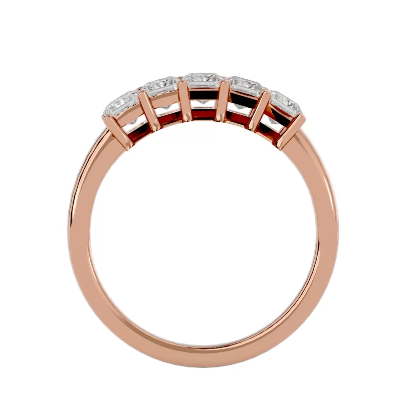 Inel Semi-Eternity Stunning Briliant Aur 18k Real Diamonds - Nicole