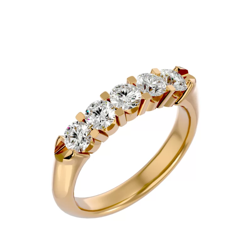 Inel Semi-Eternity Breathtaking Briliant Aur 18k Pure Diamonds - Elena