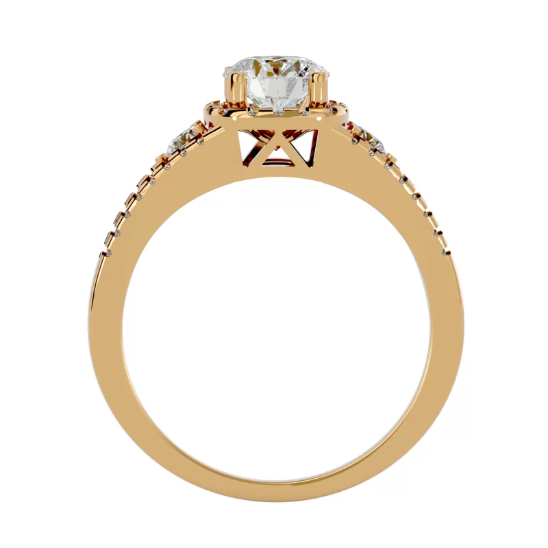 Inel de Logodna Irresistible Aur 18k Diamante Naturale - Beatrice