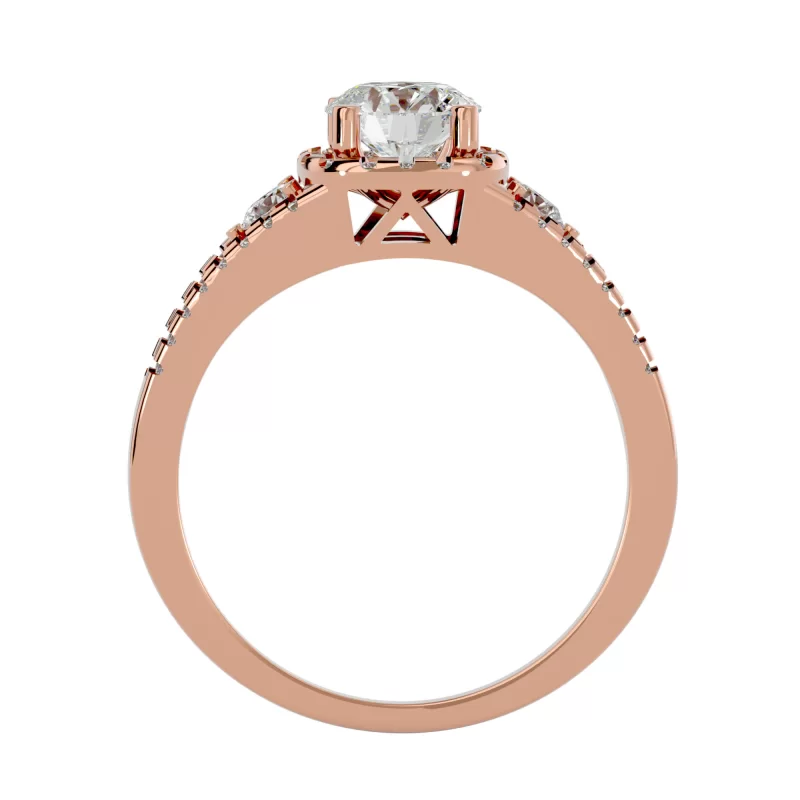 Inel de Logodna Irresistible Aur 18k Diamante Naturale - Beatrice