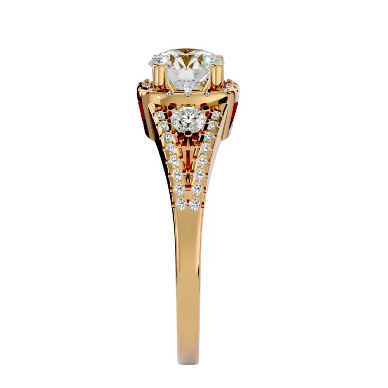 Inel de Logodna Irresistible Aur 18k Diamante Naturale - Beatrice