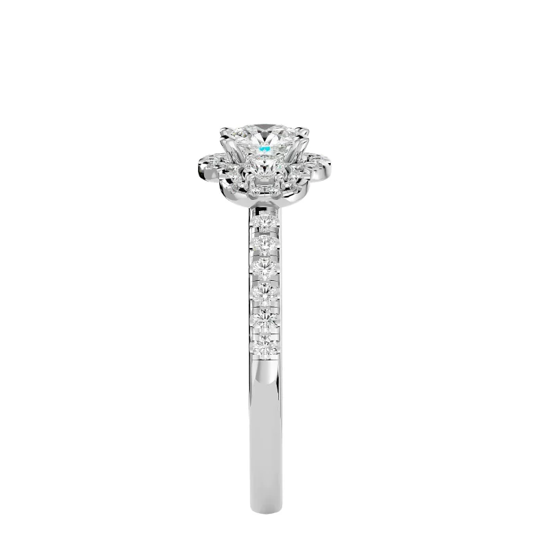 Inel de Logodna Trilogy Breathtaking Briliant Aur 18k Diamante Naturale - Brigitte