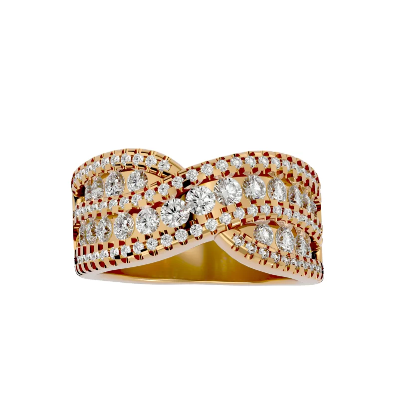 Verigheta tip Inel  Aur 18k Diamante Naturale - Barcelona