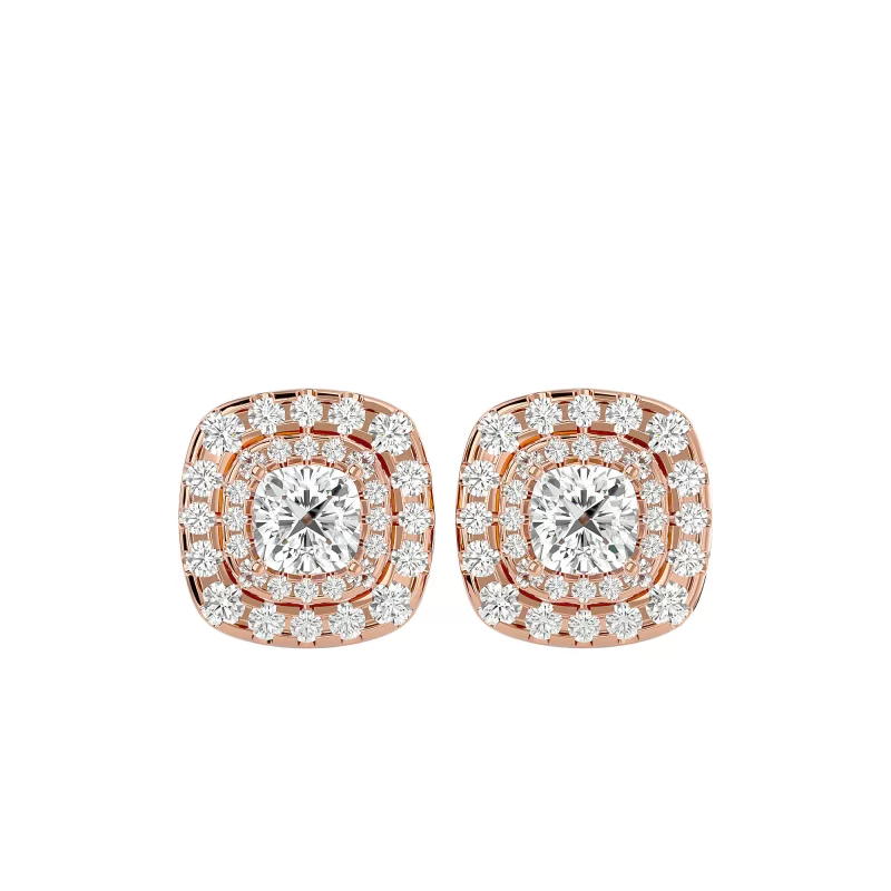 Cercei Aur 18k Diamante Naturale - Caroline