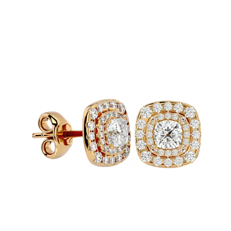 Cercei Aur 18k Diamante Naturale - Caroline