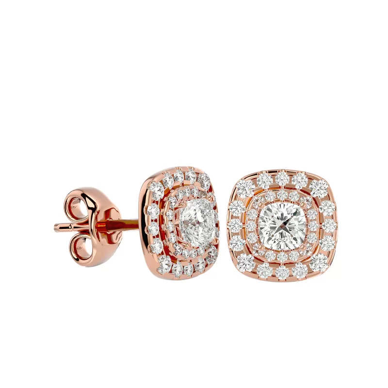 Cercei Aur 18k Diamante Naturale - Caroline