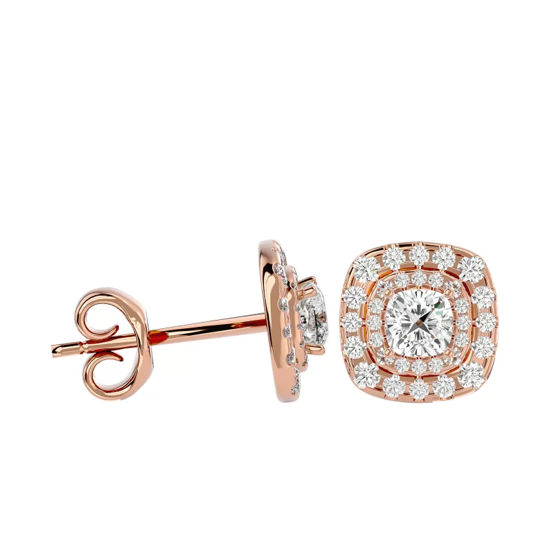 Cercei Aur 18k Diamante Naturale - Caroline