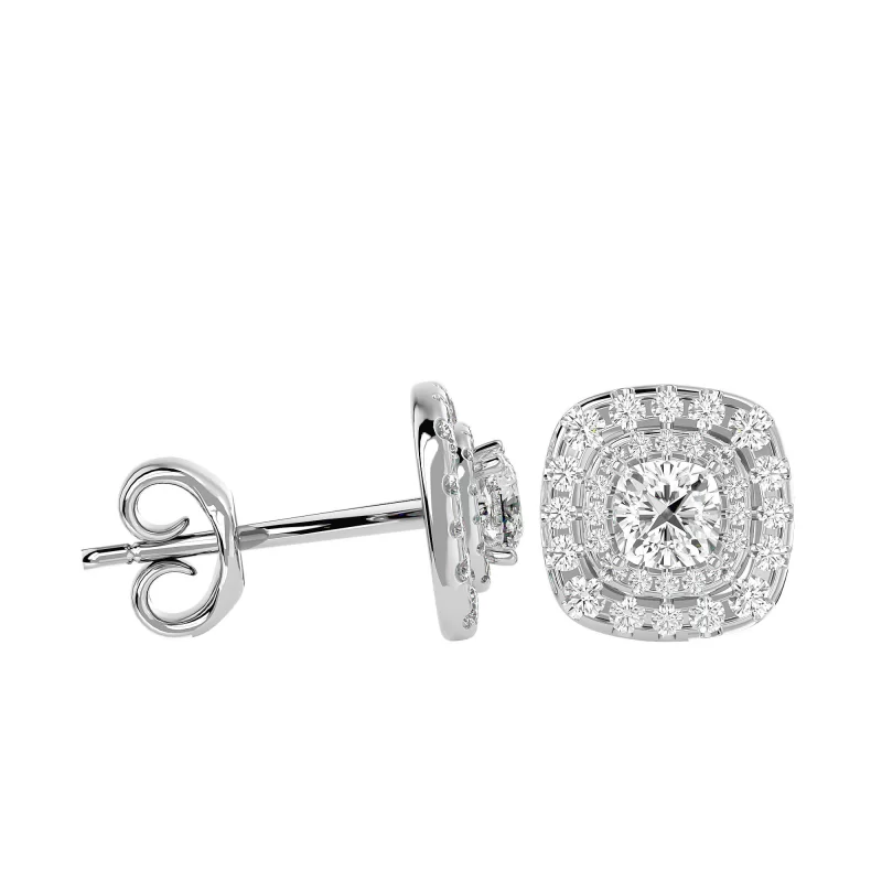 Cercei Aur 18k Diamante Naturale - Caroline