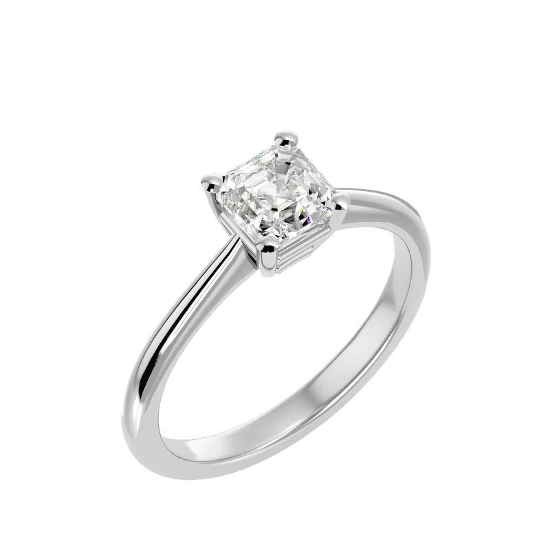 Inel de Logodna Dazzling Cushion Aur Alb 18k Pure Diamond - Cristina