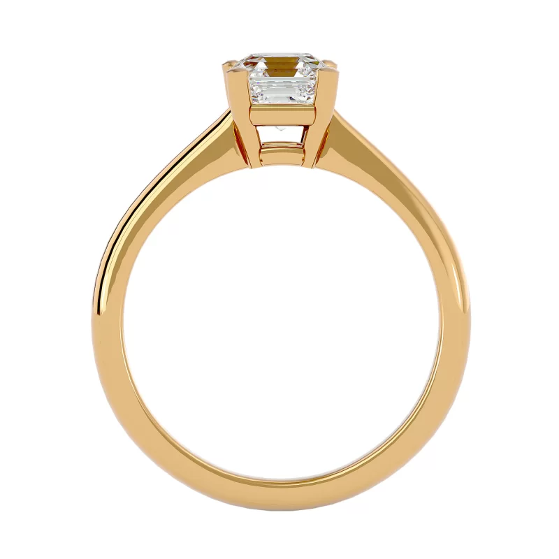 Inel de Logodna Cushion Aur Galben 18k Diamante Naturale - Cristina