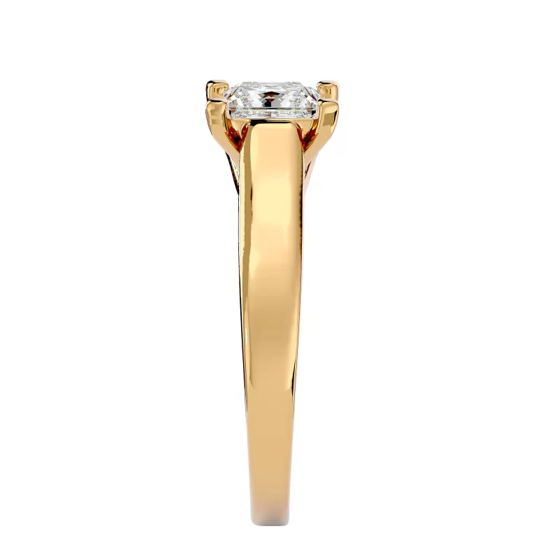 Inel de Logodna Princess Aur Galben 18k Diamante Naturale - Britney