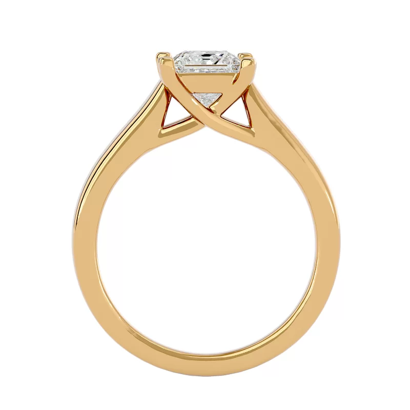Inel de Logodna Princess Aur Galben 18k Diamante Naturale - Britney