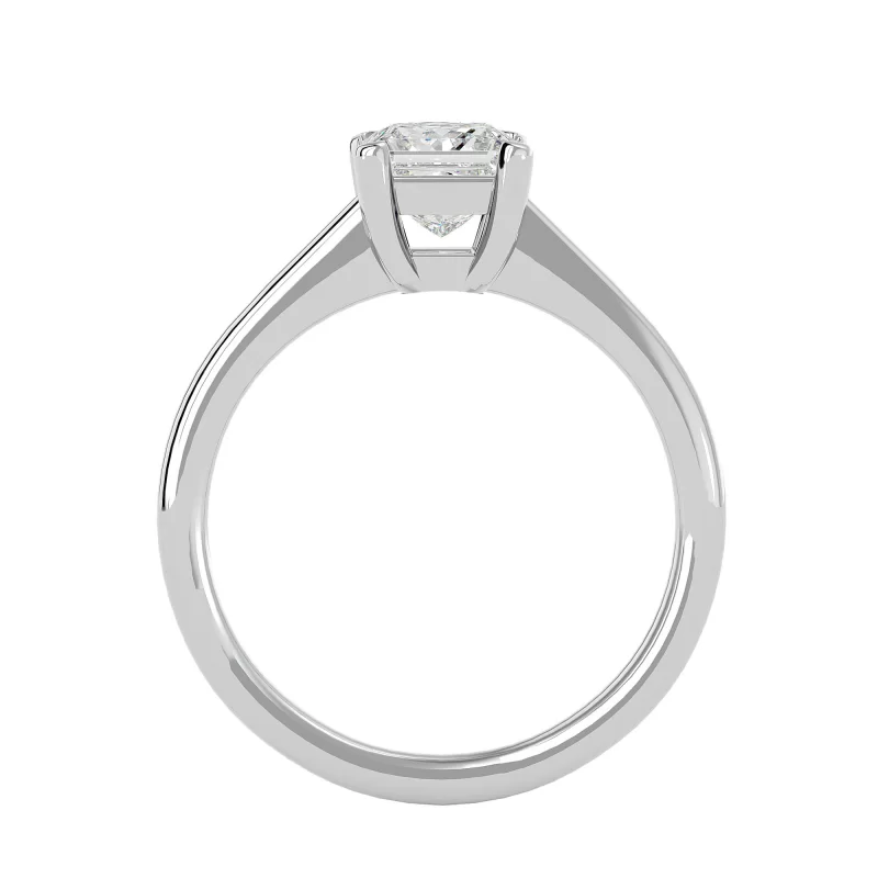 Inel de Logodna Princess Aur Alb 18k Diamant Natural - Josephine