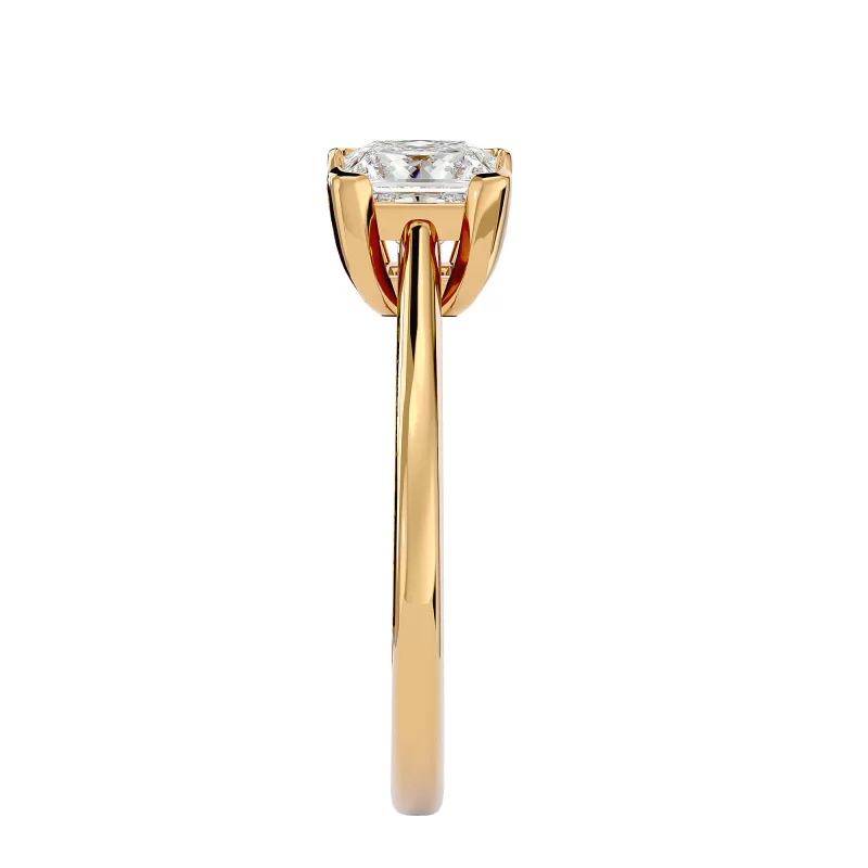 Inel de Logodna Princess Aur Galben 18k Diamante Naturale - Josephine