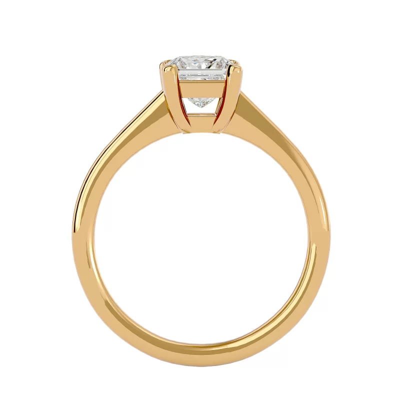 Inel de Logodna Princess Aur Galben 18k Diamante Naturale - Josephine