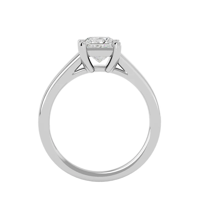 Inel de Logodna Glowing Princess Aur Alb 18k Diamant Natural - Sabina