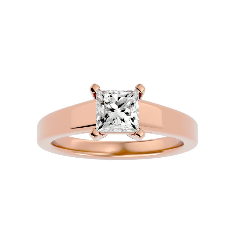 Inel de Logodna Amazing Princess Aur Rose 18k Pure Diamonds - Sabina