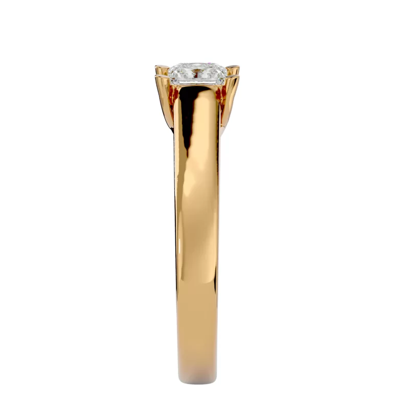 Inel de Logodna Impressive Princess Aur Galben 18k Real Diamond - Dalia