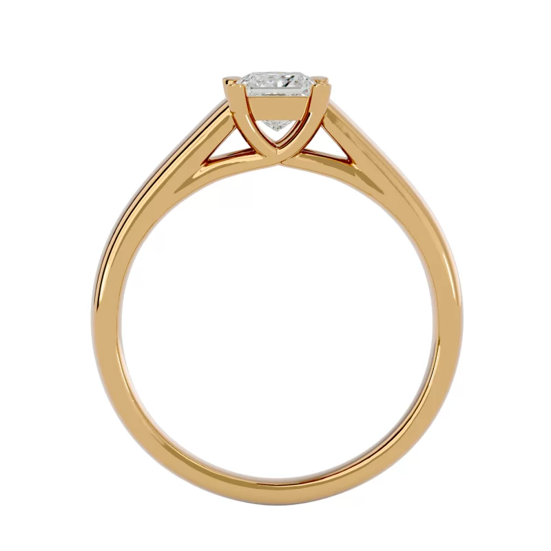 Inel de Logodna Impressive Princess Aur Galben 18k Real Diamond - Dalia