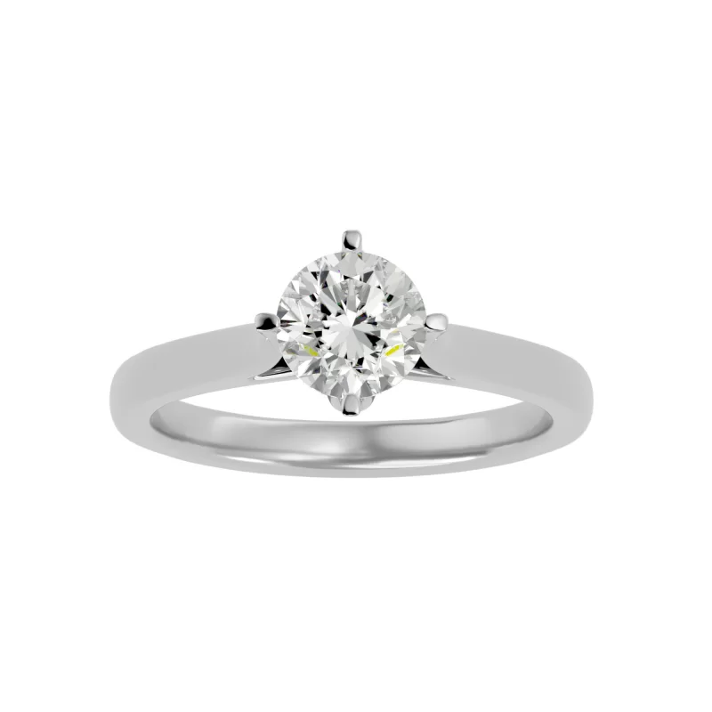 Inel de Logodna Enchanting Briliant White Aur 18k Diamant Natural - Freya