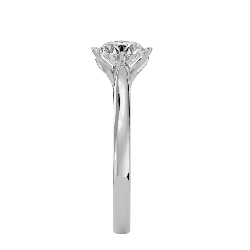 Inel de Logodna Enchanting Briliant White Aur 18k Diamant Natural - Freya