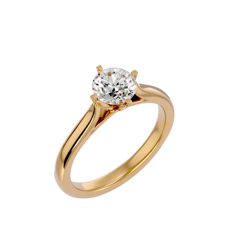 Inel de Logodna Fascinating Briliant Gold Aur 18k Pure Diamond - Freya