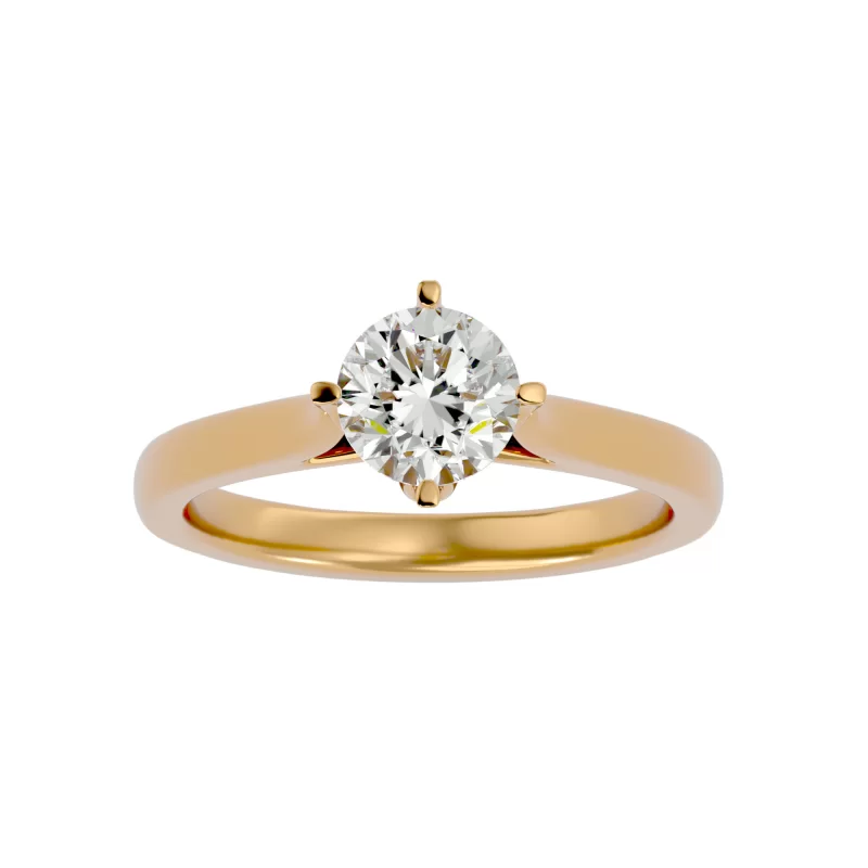 Inel de Logodna Fascinating Briliant Gold Aur 18k Pure Diamond - Freya