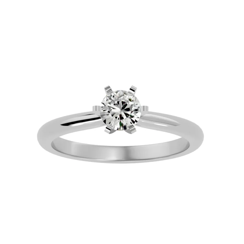 Inel de Logodna Splendid Briliant White Aur 18k Diamant Natural - Simone