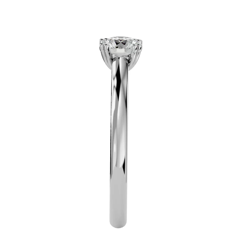 Inel de Logodna Delicate Briliant White Aur 18k Real Diamond- Sonia
