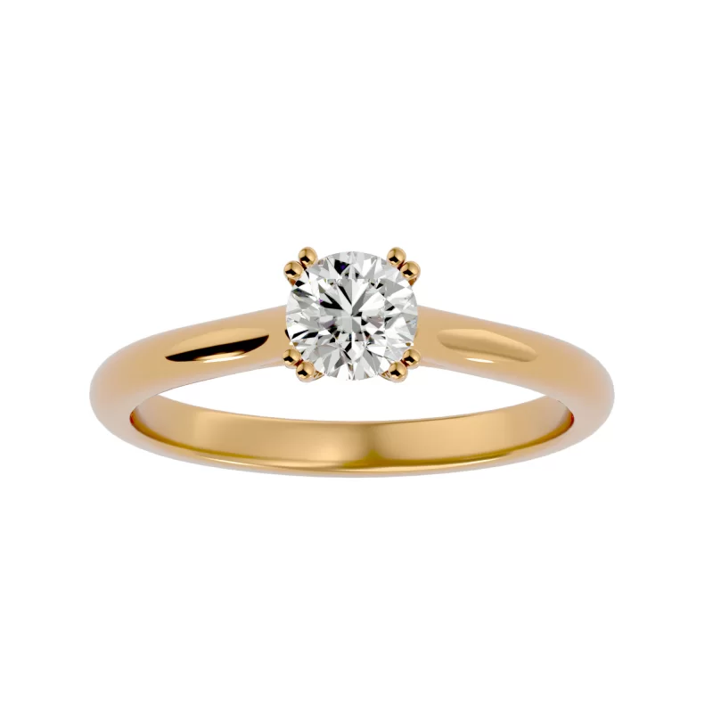 Inel de Logodna Sublim Briliant Aur Galben 18k Pure Diamond - Sonia