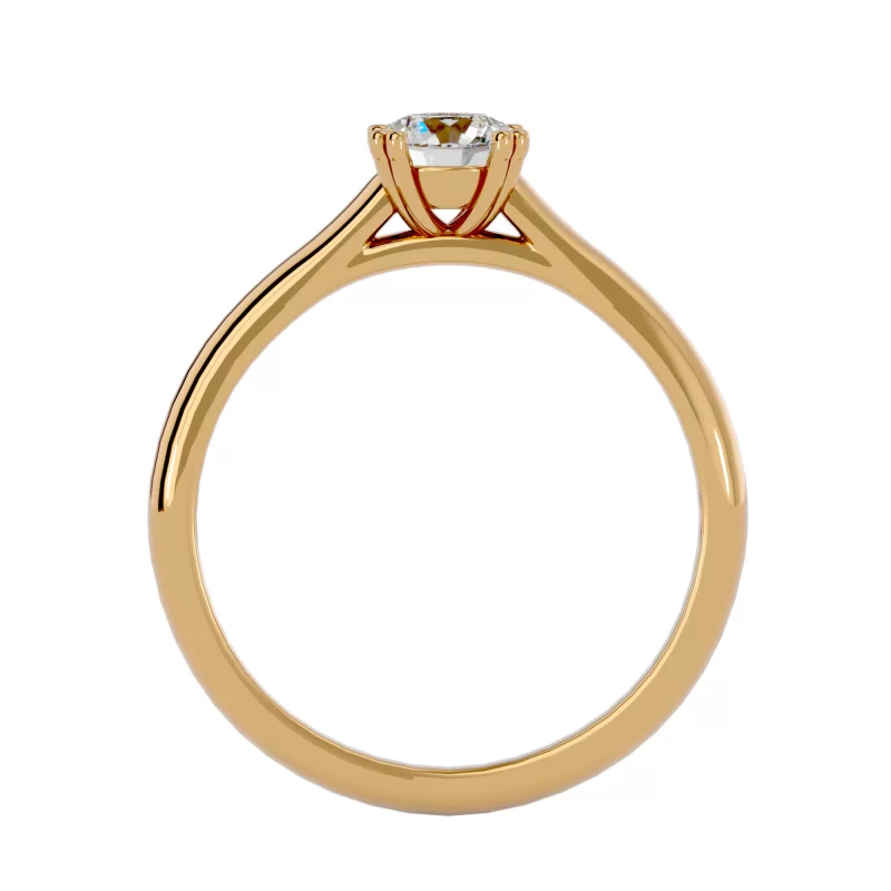 Inel de Logodna Sublim Briliant Aur Galben 18k Pure Diamond - Sonia