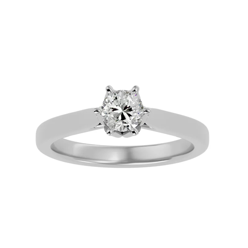 Inel de Logodna Impressive Briliant Aur Alb 18k Pure Diamond - Monique