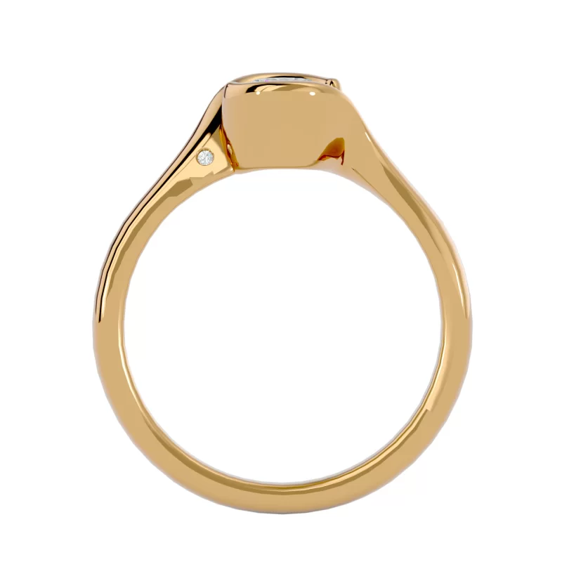 Inel de Logodna Fascinating Briliant Gold Aur 18k Diamant Natural - Bristena
