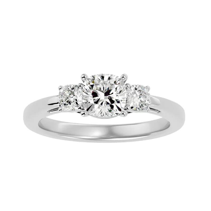 Inel de Logodna Amazing Trilogy White Aur 18k Real Diamonds - Constance