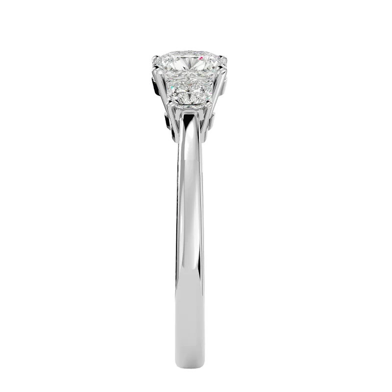 Inel de Logodna Amazing Trilogy White Aur 18k Real Diamonds - Constance