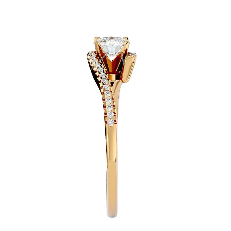 Inel de Logodna Sublime Aur Galben 18k Diamante Naturale - Yvonne