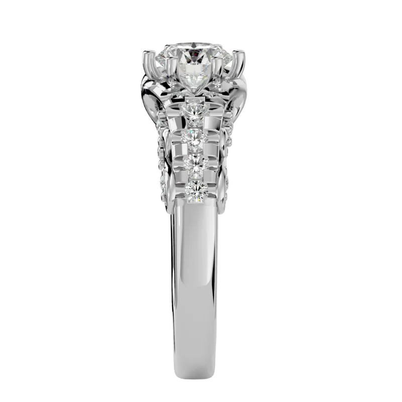 Inel de Logodna Irresistible Vintage White Aur 18k Real Diamonds - Valentina
