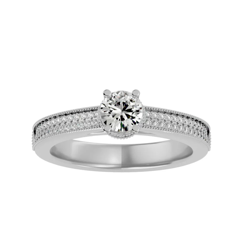 Inel de Logodna Impressive Pave White Aur 18k Pure Diamonds - Lida