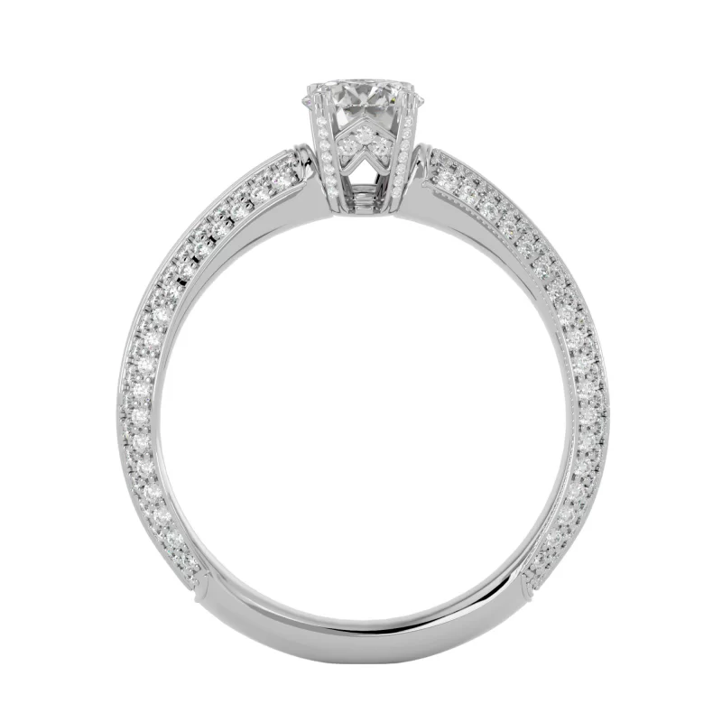 Inel de Logodna Opulent Pave Aur 18k Genuine Diamonds - Jennifer