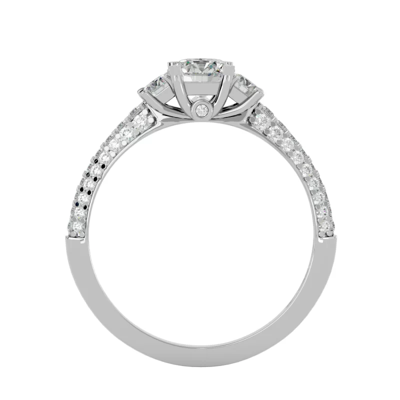 Inel de logodna Amazing Vintage White Aur 18k Genuine Diamonds - Nora