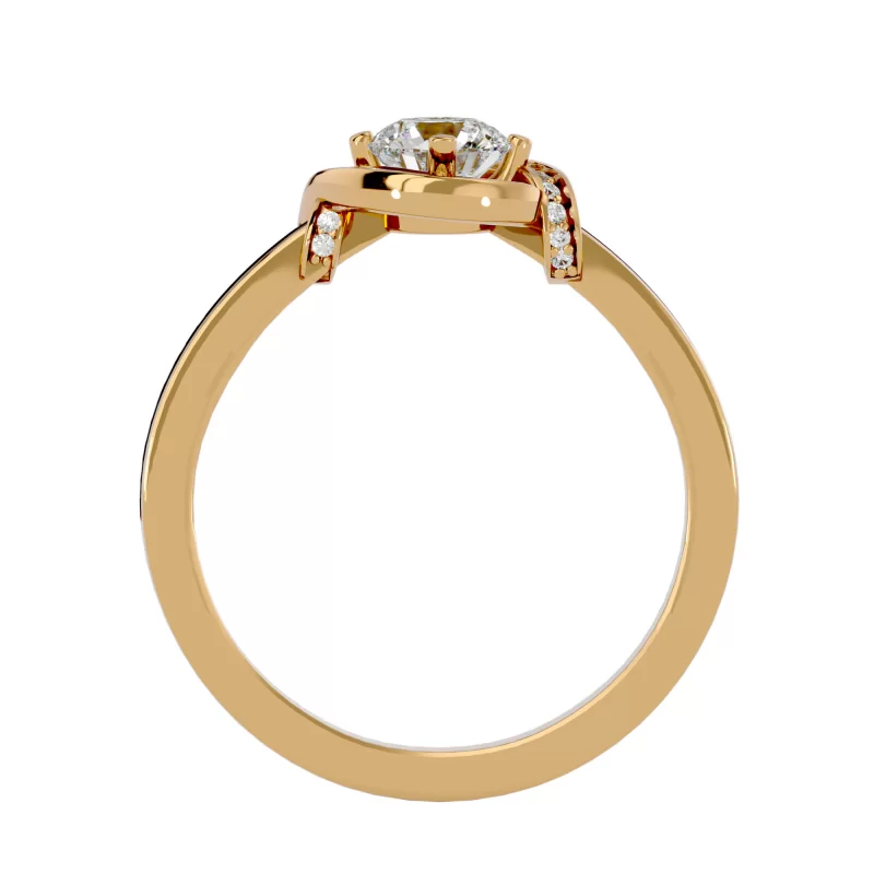 Inel de logodna Fancy Extraordinary Halo Aur Galben 18k Pure Diamonds  - Cozette